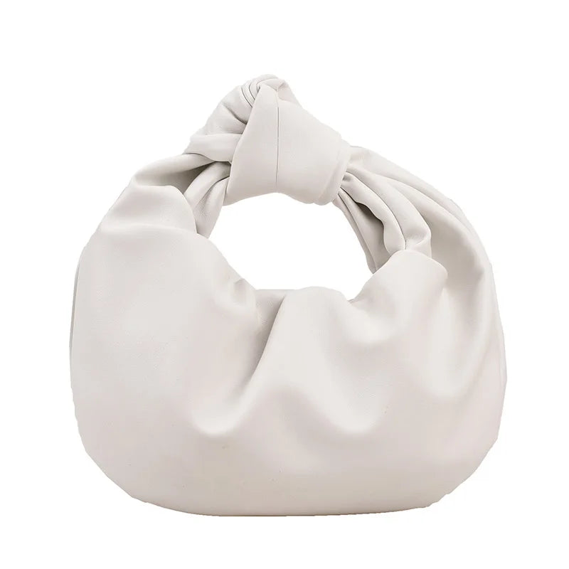 Elegant PU Leather Mini Handbag – Soft Luxury Clutch & Small Tote for Women