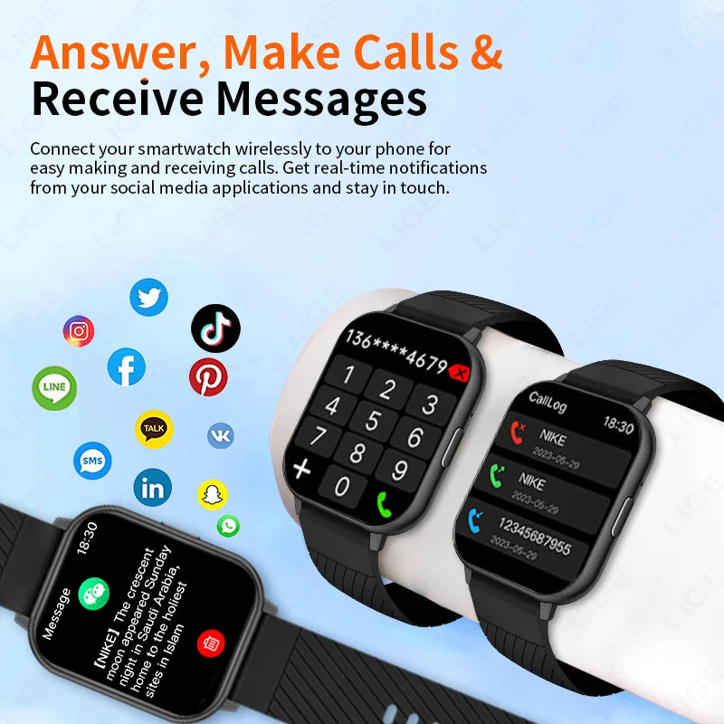 MIG & MIK STYLE™ Women's Luxe Bluetooth Smartwatch