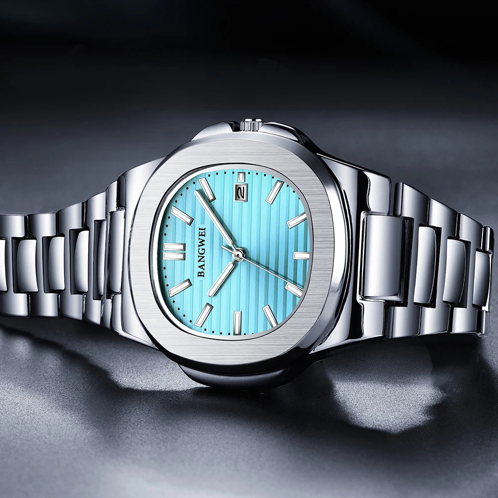 2026 New LIGE Luxury Watch Men Business Waterproof Male Clock Luminous Date Stainless Steel Square Quartz Men Watch Reloj Hombre