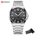 CURREN Men Quartz Movement Watch Waterproof Luminous Men's Watch, Stainless Steel Strap Business Watches