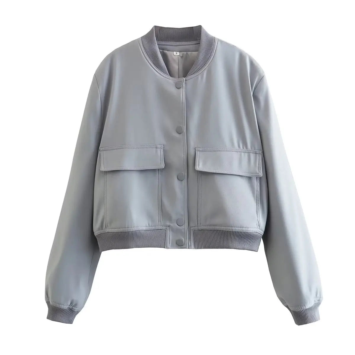 MIG & MIK STYLE™ Women's Classic V-Neck Bomber Jacket