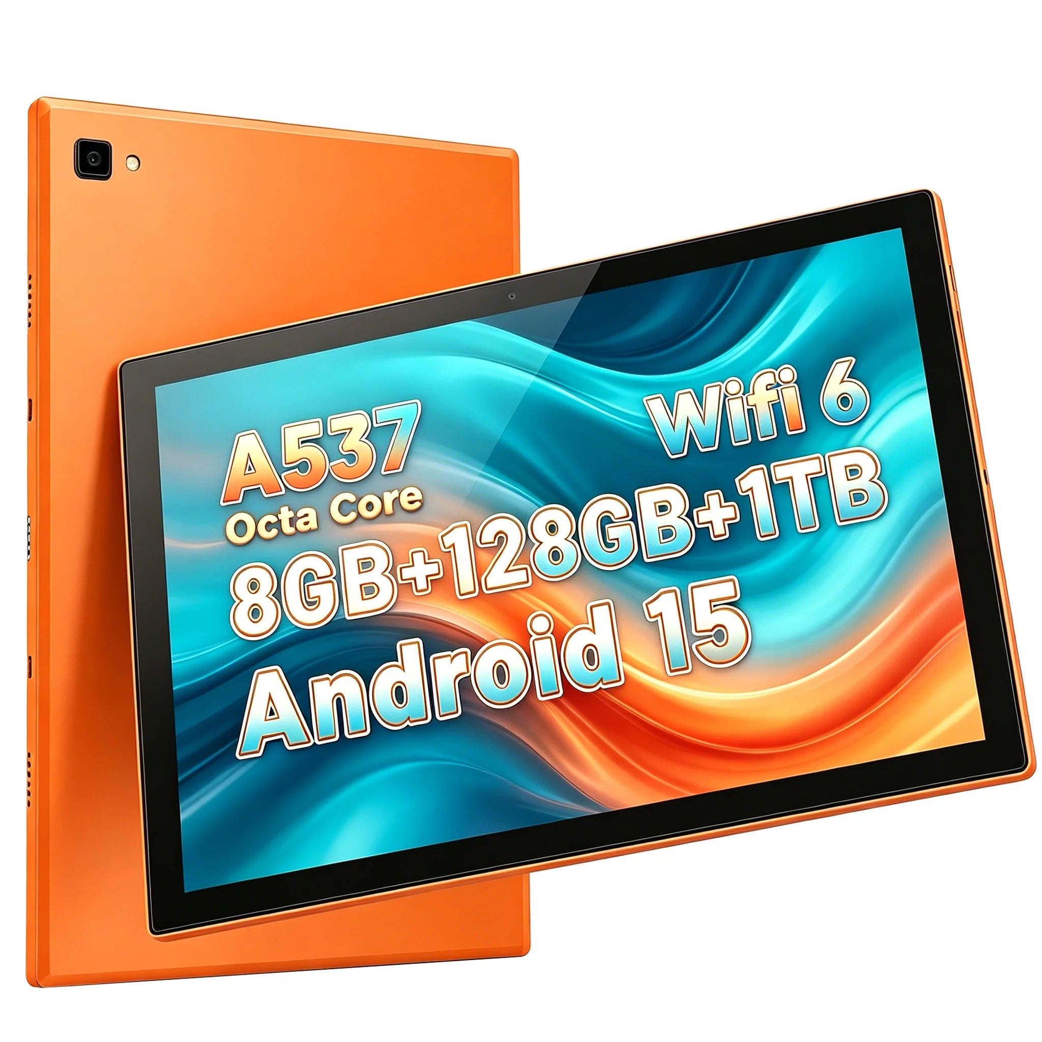 Paitanry 10.1 Tablet Android 15 8GB(4+4GB Expand) RAM 128GB ROM 5000mAh 1280x800 IPS HD Octa Core Dual Speaker WiFi Bluetooth SD