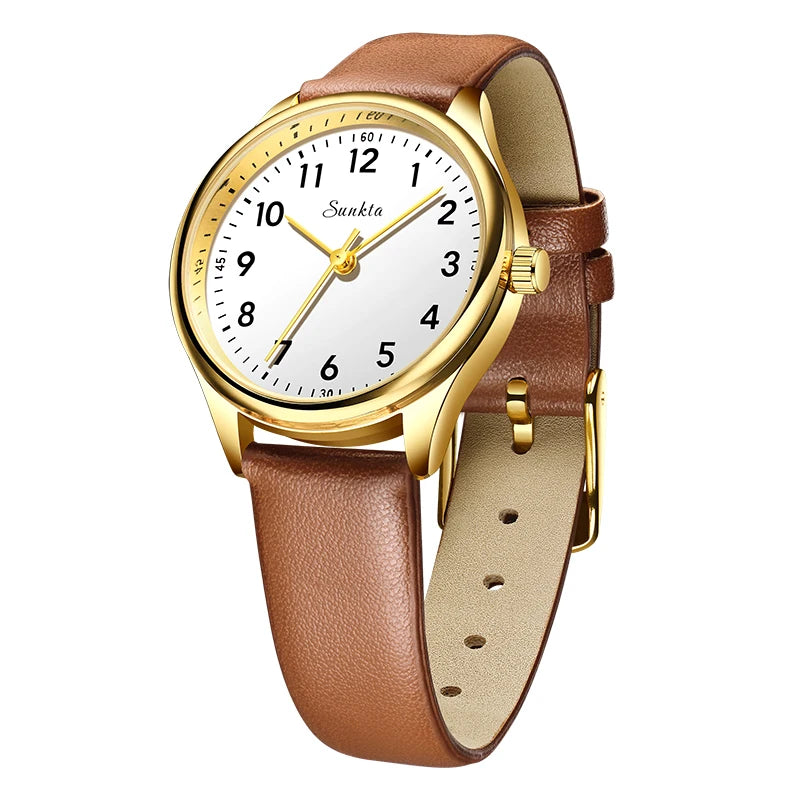 MIG & MIK STYLE™ Women's Classic Leather Quartz Watch