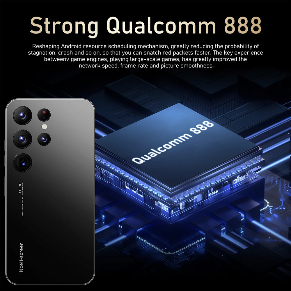 2026 High Quality S26 Ultrar Ultra original intelligent 4G 5G dual card dual standby system global version 7800mAh battery