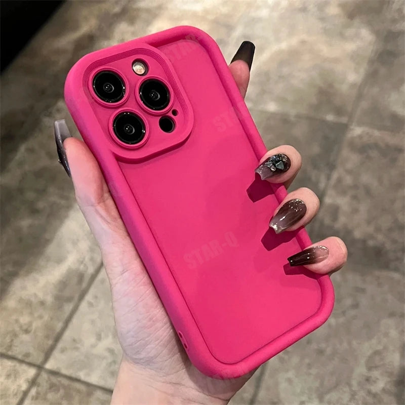 For Xiaomi Mi 13 Lite 5g Matte Soft Silicone Case On Mi13 13lite Airbag Bumper Shockproof Coffee Back Cover Xiaomi13lite 2024