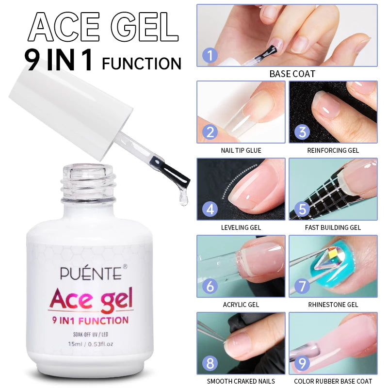 MIG & MIK STYLE™ Fiber Base Gel Nail Strengthener (15ml)