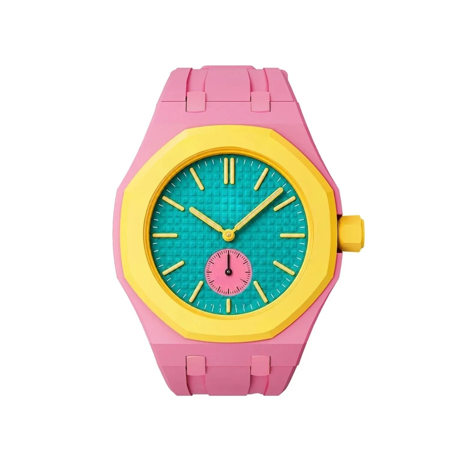 Ceramic Modification Kit For Swatch x AP Royal POP Biomaterials Watch Case Silicone Strap Pocket Changer To Wristwatch