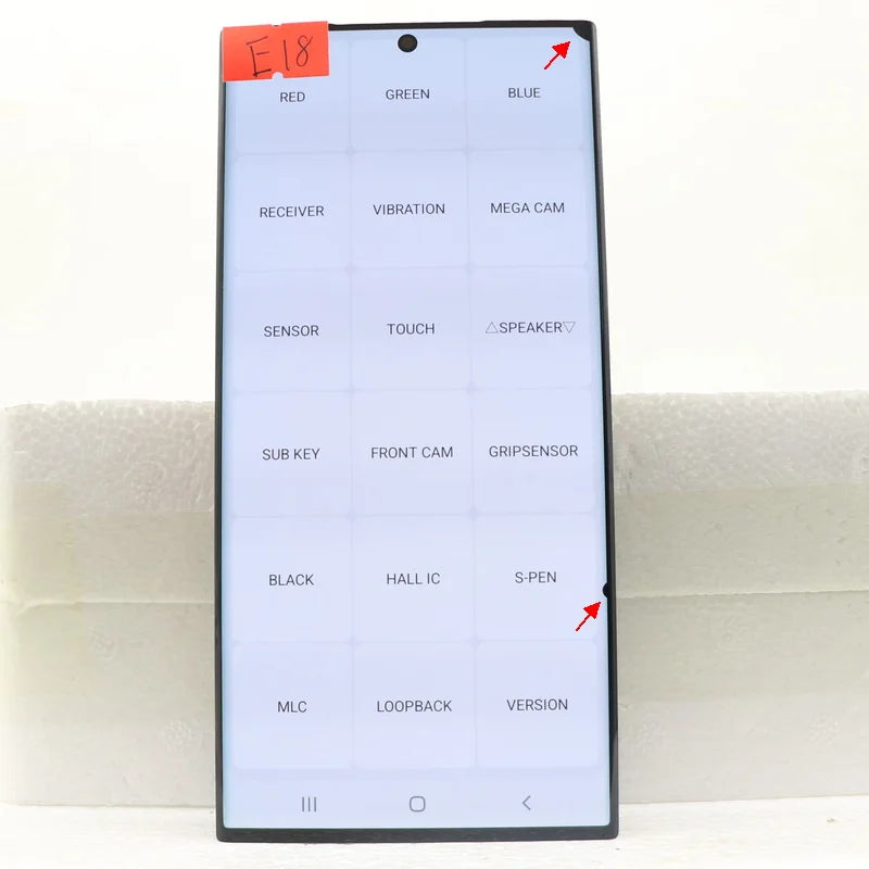 For Samsung Galaxy S23 Ultra 5G AMOLED LCD S918 S918B/DS S918U S918F Lcd Display Digital Touch Screen  Assembly With Defect Dot