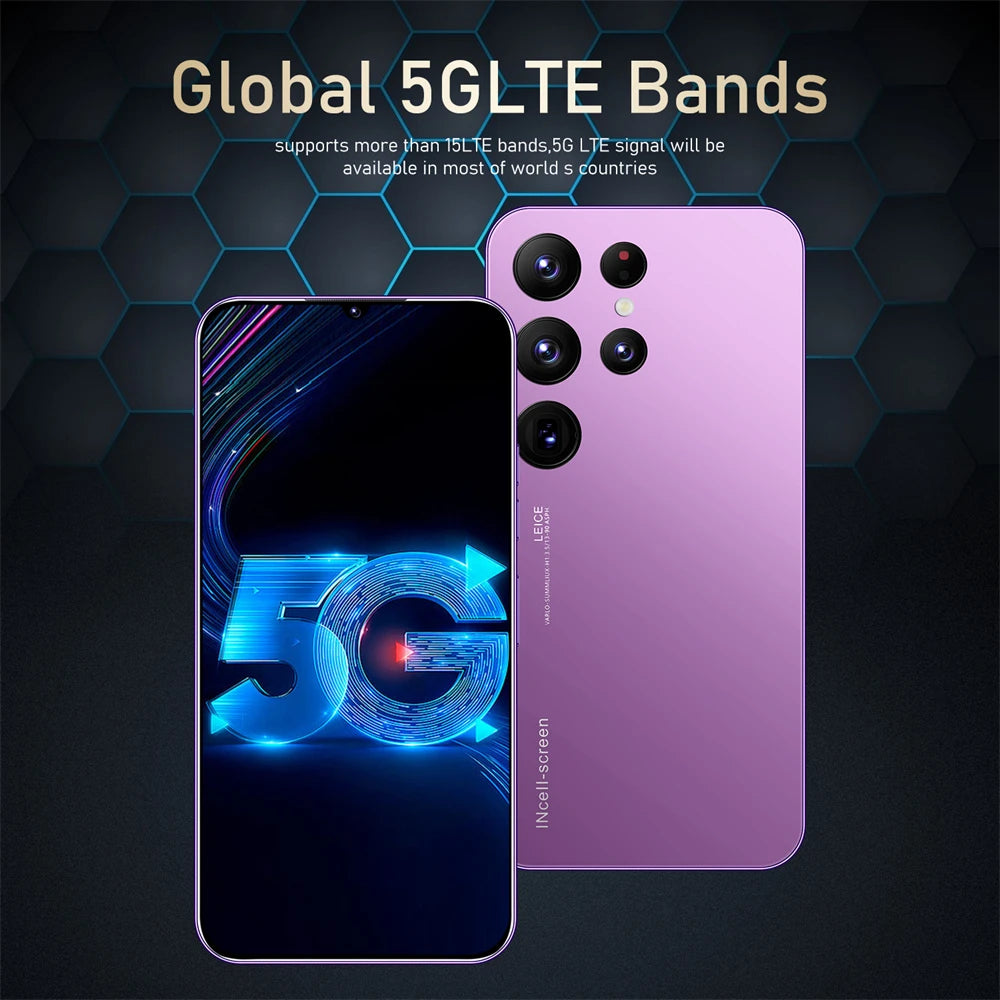 2026 High Quality S26 Ultrar Ultra original intelligent 4G 5G dual card dual standby system global version 7800mAh battery