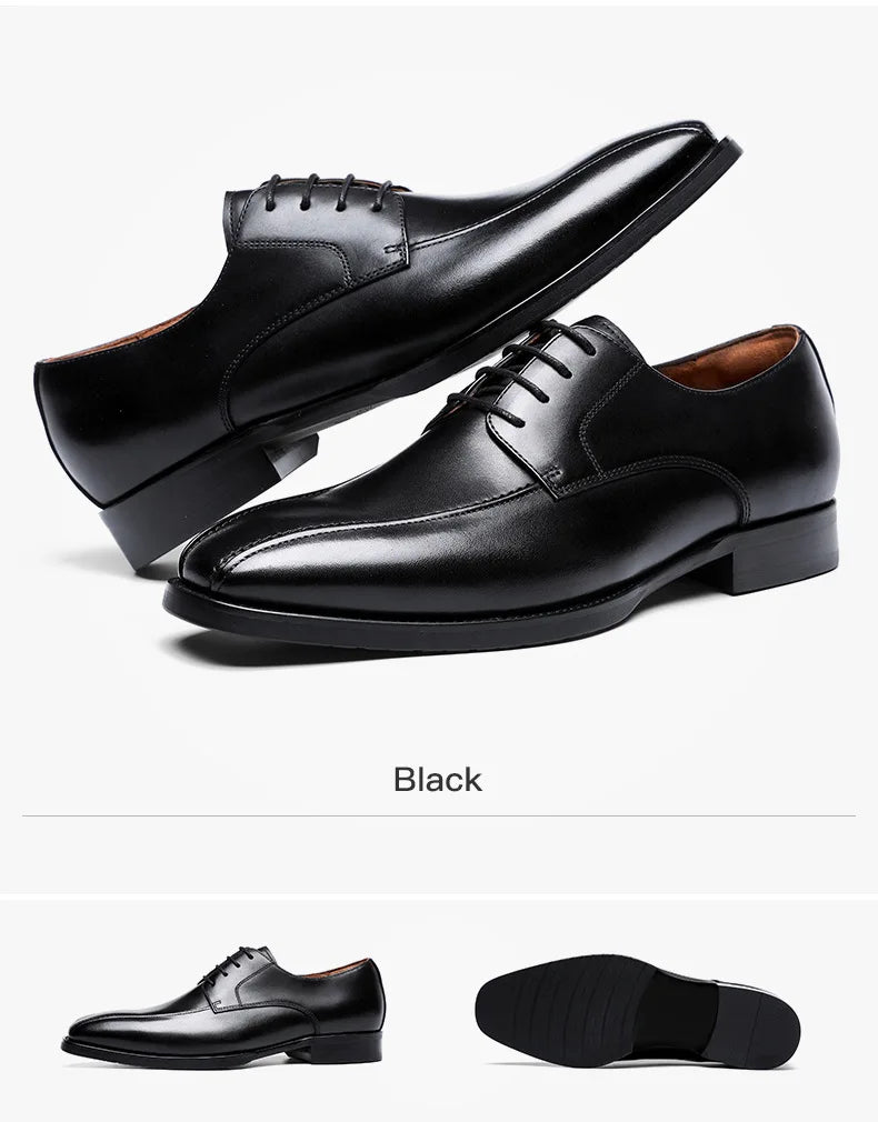 High Quality Handmade Oxford Dress Shoes Men PU Leather Suit Shoes Footwear Wedding Formal Italian Shoes Hot 2026 New