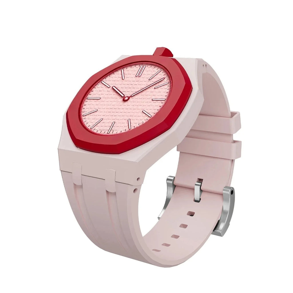 Ceramic Modification Kit For Swatch x AP Royal POP Biomaterials Watch Case Silicone Strap Pocket Changer To Wristwatch