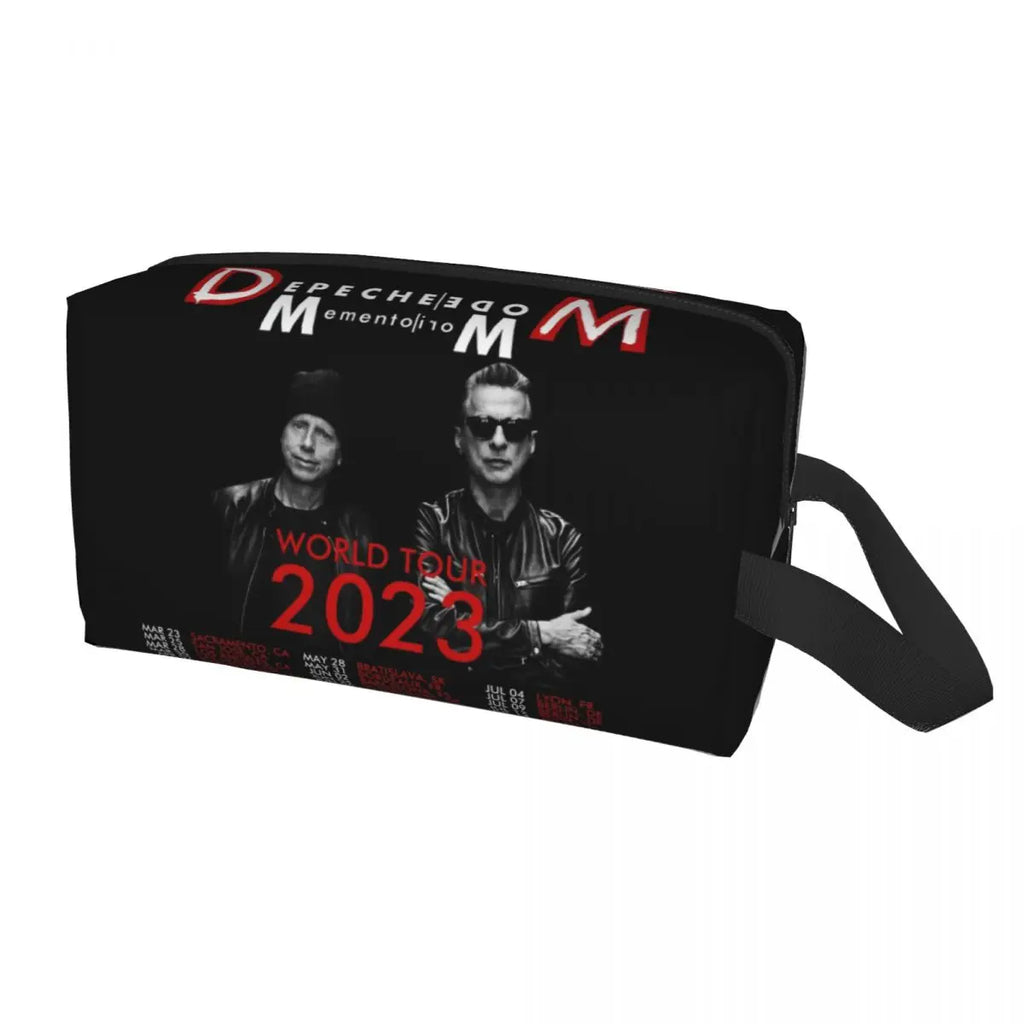 Travel Depeche Cool Mode Electronic Rock Toiletry Bag Cute Makeup Cosmetic Organizer Women Beauty Storage Dopp Kit Case