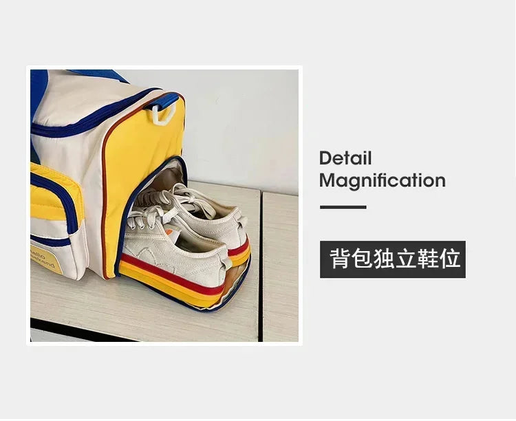 Travel Bag, Duffel Bag Cosmetics Bag, Professional Fitness Bag, Yoga Swimming Training Backpack, Satchel Shoulder Crossbody Tote