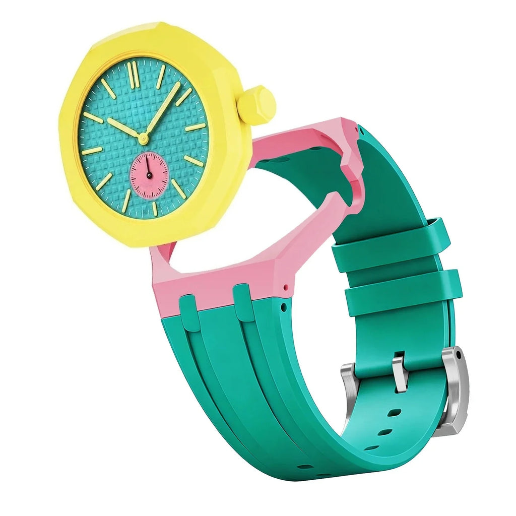 Ceramic Modification Kit For Swatch x AP Royal POP Biomaterials Watch Case Silicone Strap Pocket Changer To Wristwatch