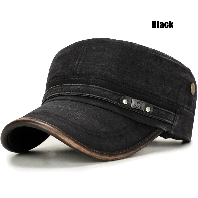 MIG & MIK STYLE™ Washed Distressed Cadet Cap