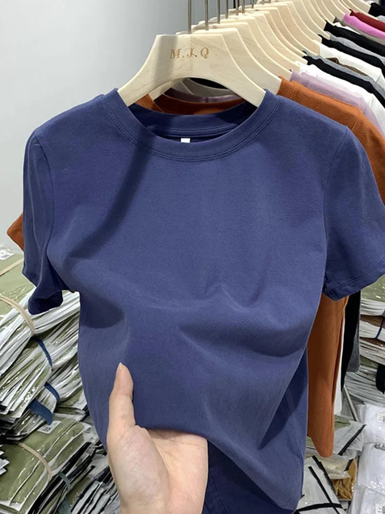 Essential Cotton Stretch Tee