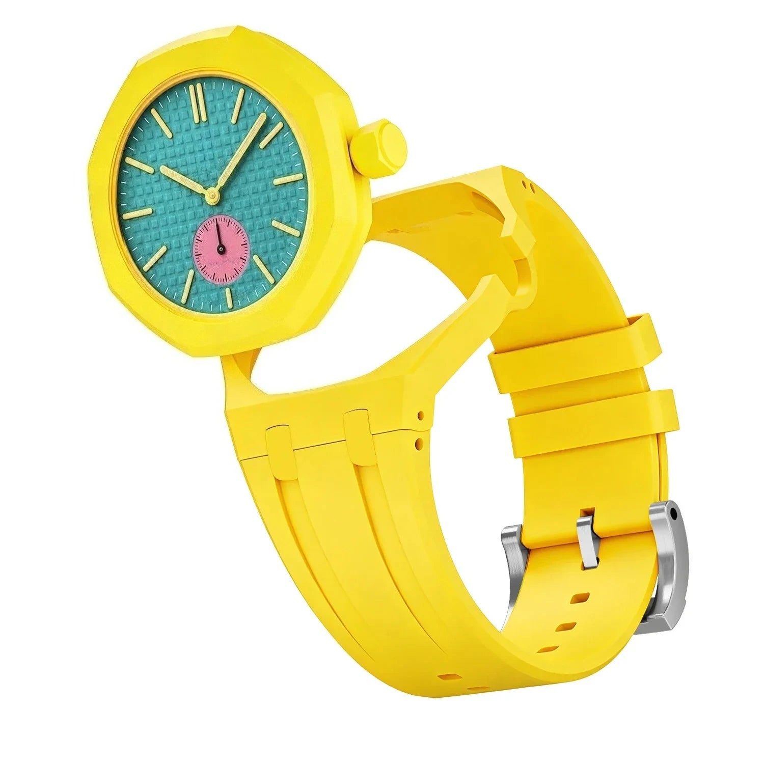 Ceramic Modification Kit For Swatch x AP Royal POP Biomaterials Watch Case Silicone Strap Pocket Changer To Wristwatch