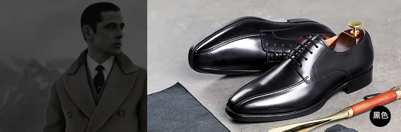 High Quality Handmade Oxford Dress Shoes Men PU Leather Suit Shoes Footwear Wedding Formal Italian Shoes Hot 2026 New
