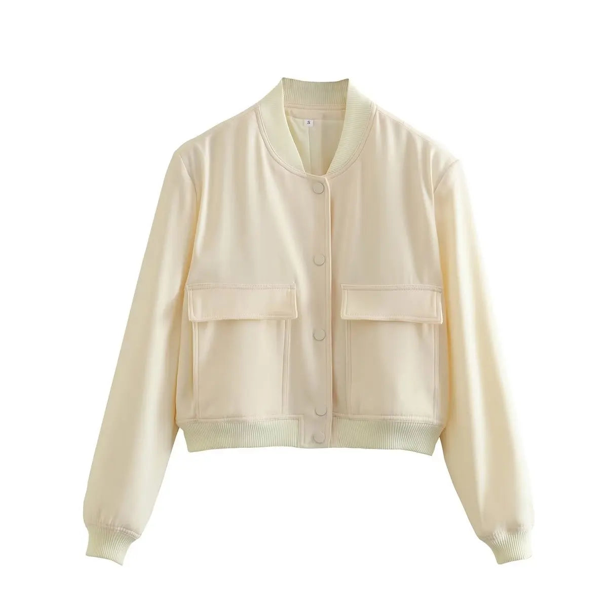 MIG & MIK STYLE™ Women's Classic V-Neck Bomber Jacket