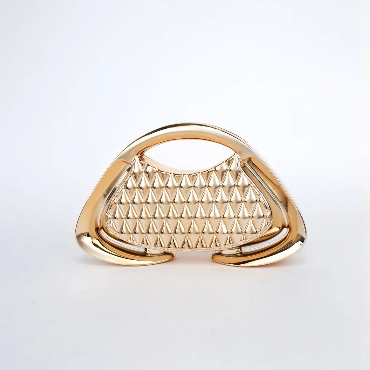 Glamour Chain Acrylic Clutch – Luxury Metallic Crossbody Evening Bag for Women