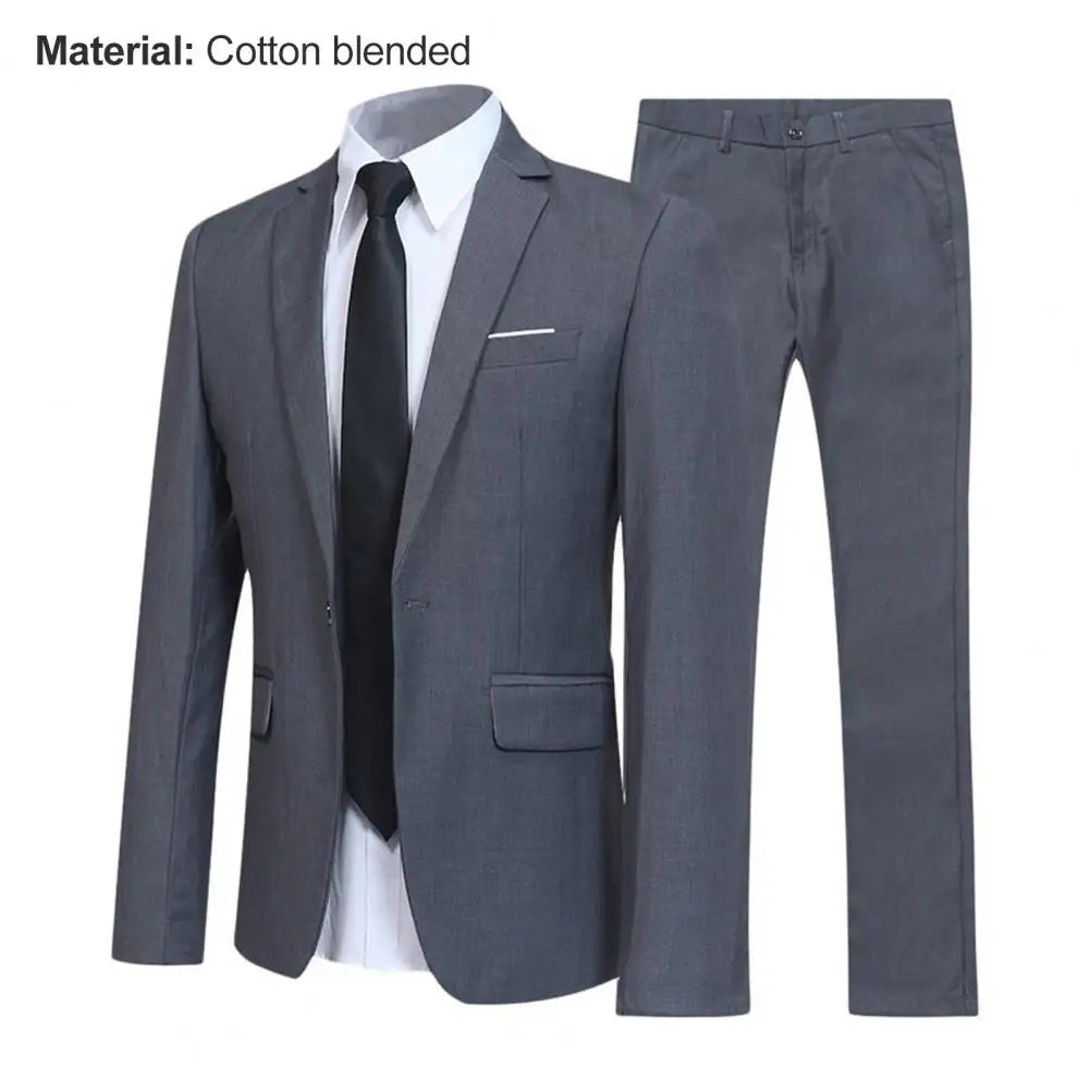 Modern Business Two-Piece Suit