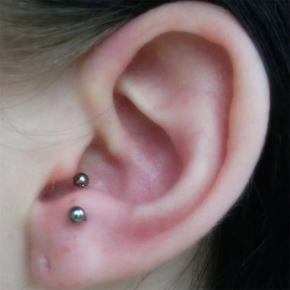 Gold Titanium Piercing Jewelry Set — MIG & MIK STYLE™