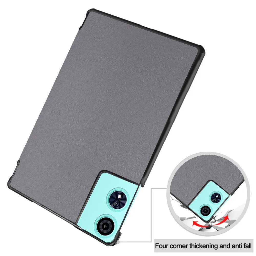 For 10.92" Teclast P50 AI/P50 Tablet Case, Flip Folio Tri-fold Slim Durable Leather Cover Portable Protective Sleeve with Stand