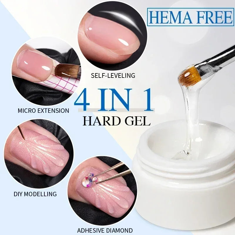 MIG & MIK STYLE™ Fiber Base Gel Nail Strengthener (15ml)