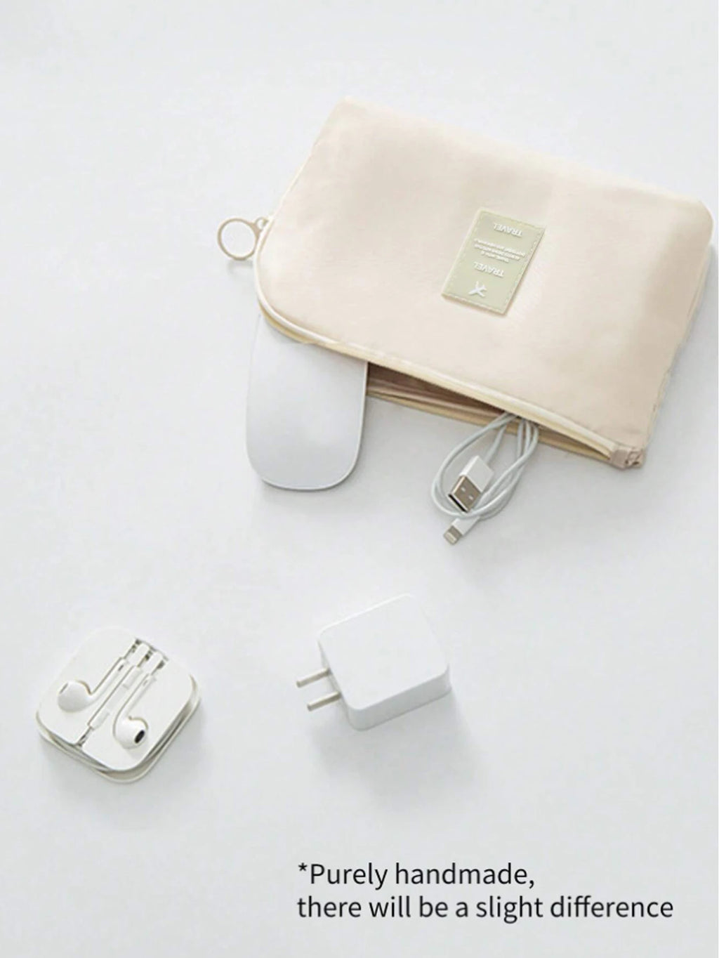 Fashion Portable Travel Storage Bag Waterproof Makeup Kit Mobile Bag Multi-Function Digital Devices Gadget Data Cable Organizer