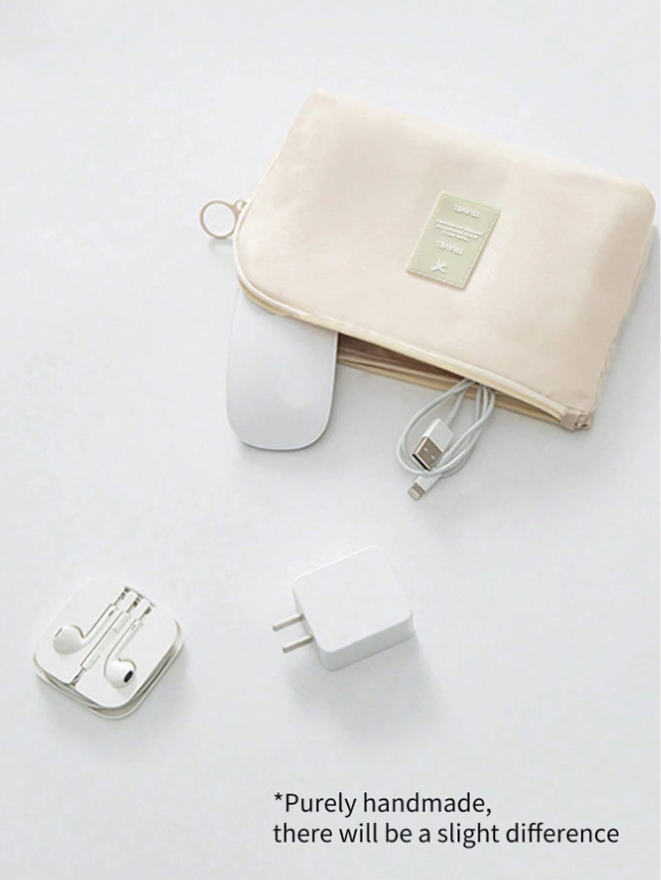 Fashion Portable Travel Storage Bag Waterproof Makeup Kit Mobile Bag Multi-Function Digital Devices Gadget Data Cable Organizer