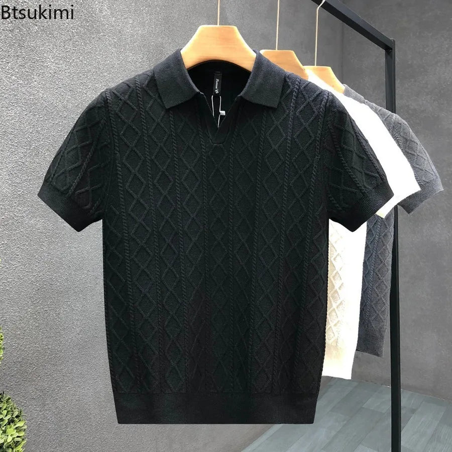 MIG & MIK STYLE™ Men's Executive Knit Polo Sweater