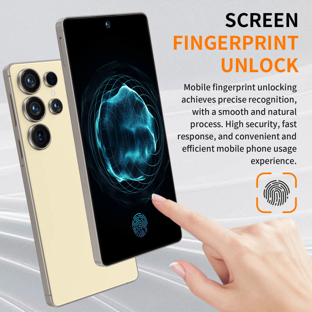 2026 Hot S25 Pro original intelligent 4G 5G dual card dual standby system global version 7.3 inch 8000mAh battery Arrival
