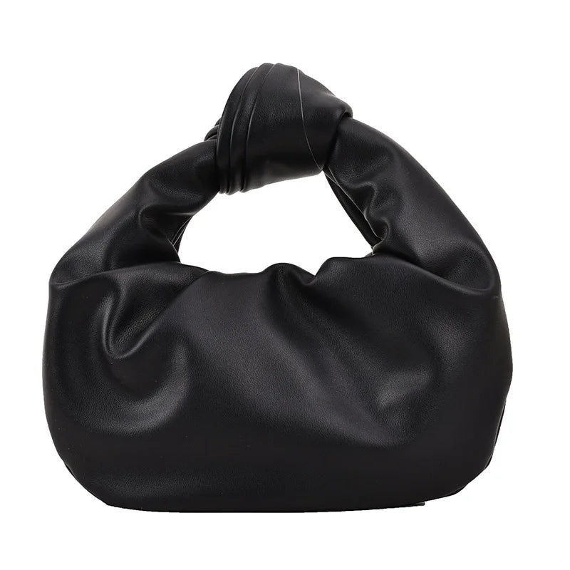 Elegant PU Leather Mini Handbag – Soft Luxury Clutch & Small Tote for Women