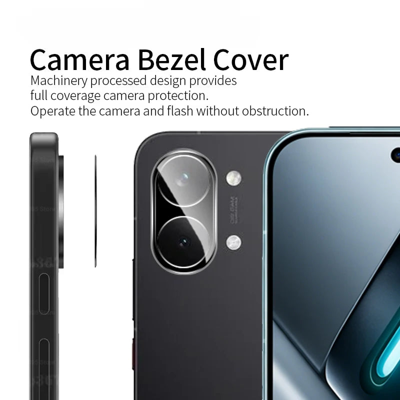 Camera Protector 3pcs Black 3D Glass for Xiaomi Poco X8 Pro Max/X7 Pro/X8 Pro X 8 ProMax Bubble-Free Anti-Scratch HD Lens Film
