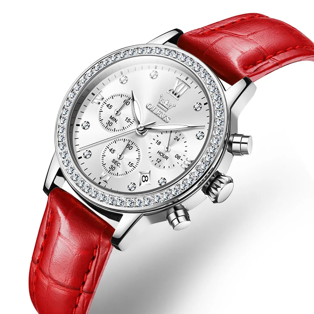 MIG & MIK STYLE™ Women's Rose Gold Diamond Quartz Watch