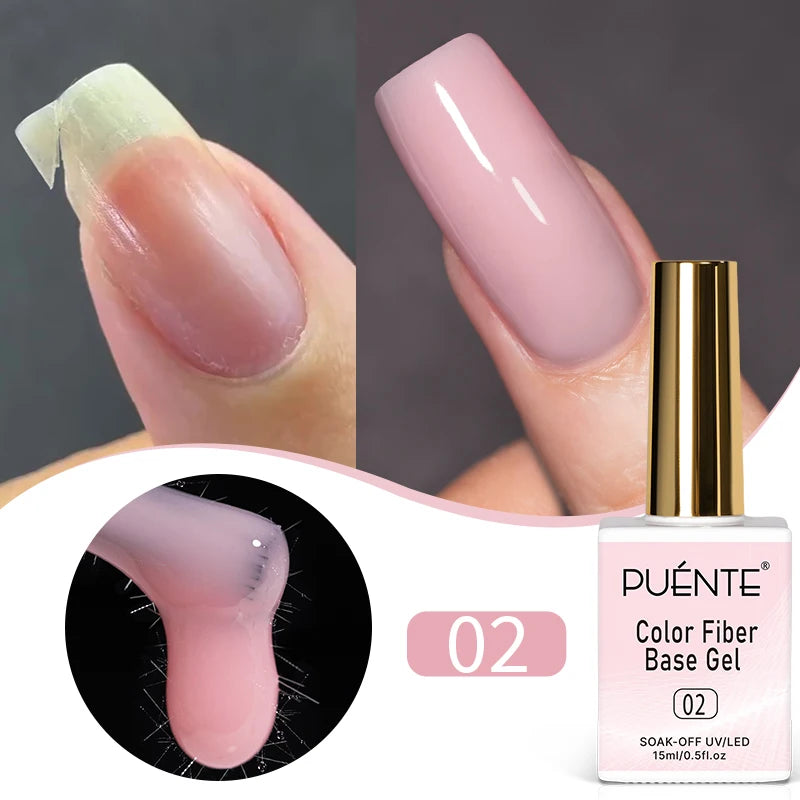 MIG & MIK STYLE™ Fiber Base Gel Nail Strengthener (15ml)