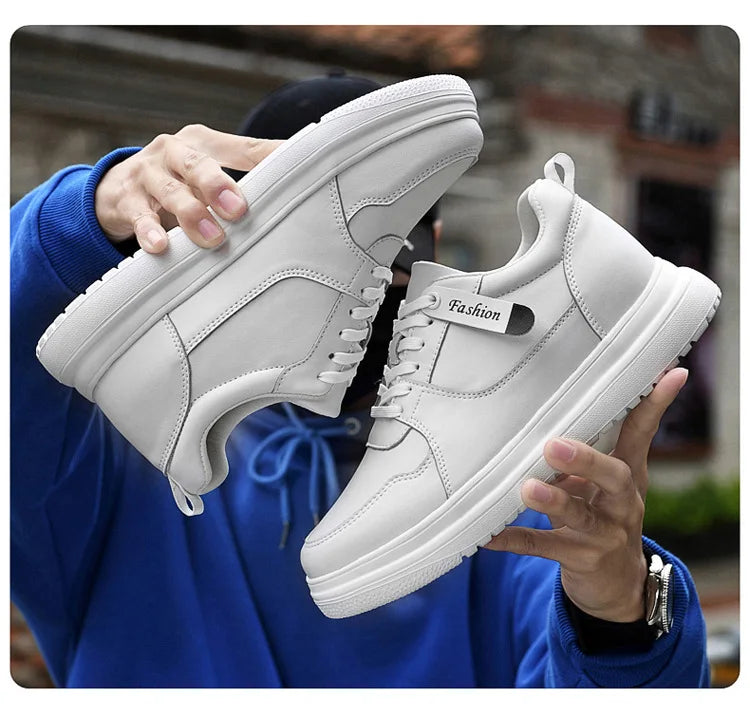 Men Elevator Height Increase Shoes Sneakers Shoes for Men 10cm Sports Casual Invisible Inner Heightening 8cm White Shoes