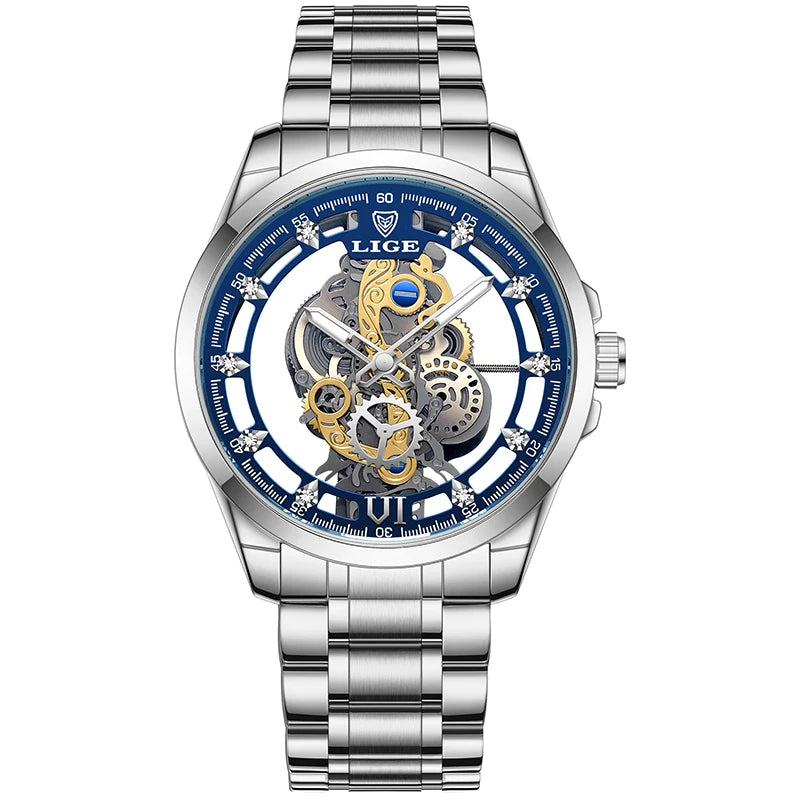 MIG & MIK STYLE™ Gold Skeleton Quartz Watch