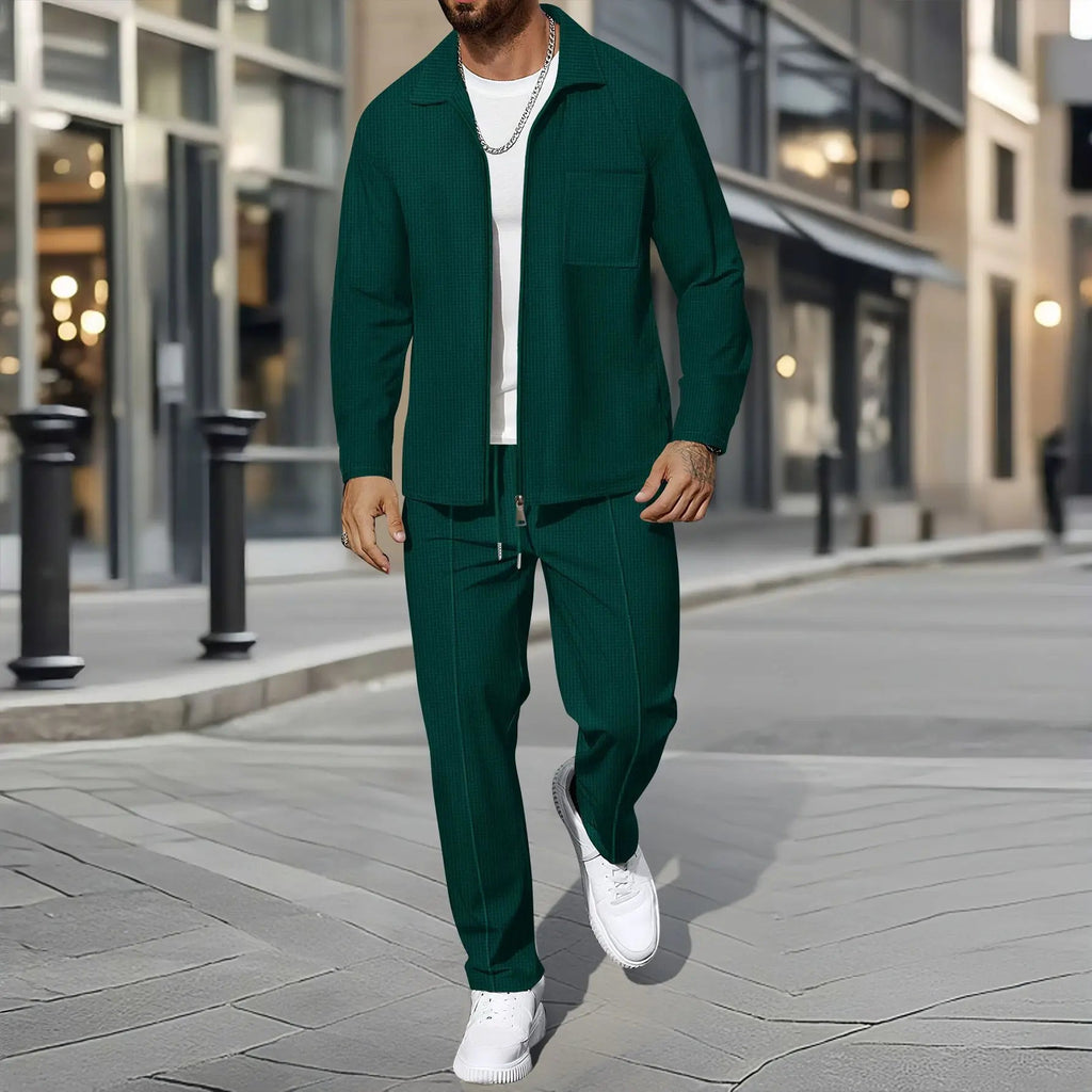 Modern Waffle Two-Piece Set