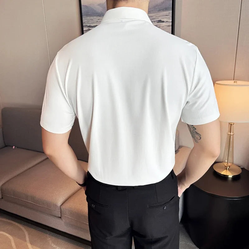 Elegant White Business Shirt