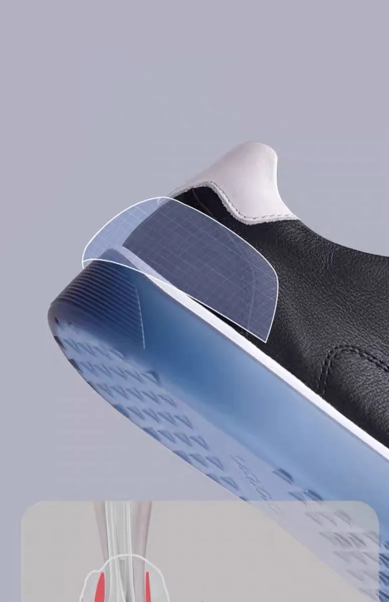 Fashion Men Shoes Men Genuine Leather Shoes Casual Lace-up Shoes Breathable Fashion Sneakers New