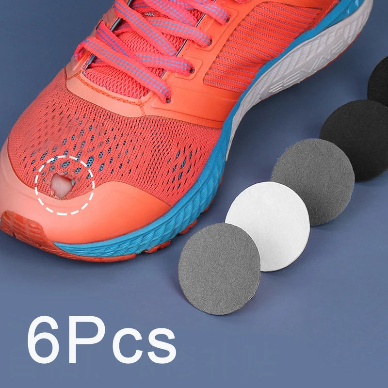 Front patch self-adhesive sneaker mesh patch heel sticker