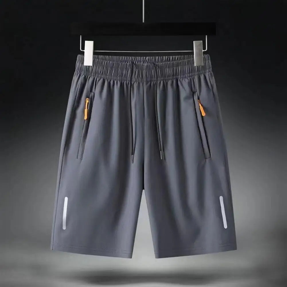 Men's Plus Size Summer Ice Silk Cool Short Pants Fashion Male Thin Loose Quick-dry Shorts Sweatpants Casual Sport Stretch Pants
