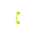 16G Bioflex Acrylic Curved Barbell Horseshoe Lip Eyebrow Rings Piercing Retainer Plastic Flexible Nose Septum Belly Piercing