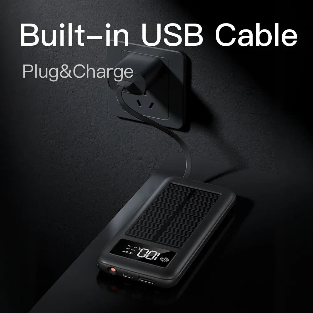 MIG & MIK STYLE™ High-Capacity Solar Power Bank (500,000mAh)