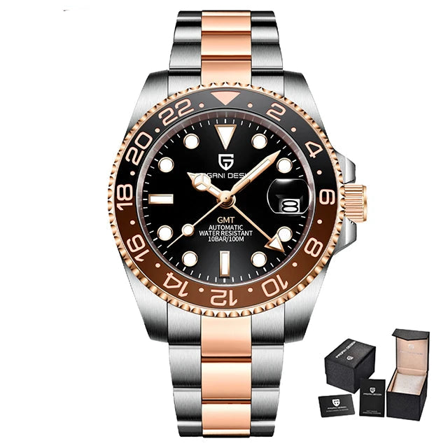 MIG & MIK STYLE™ GMT Automatic Luxury Watch