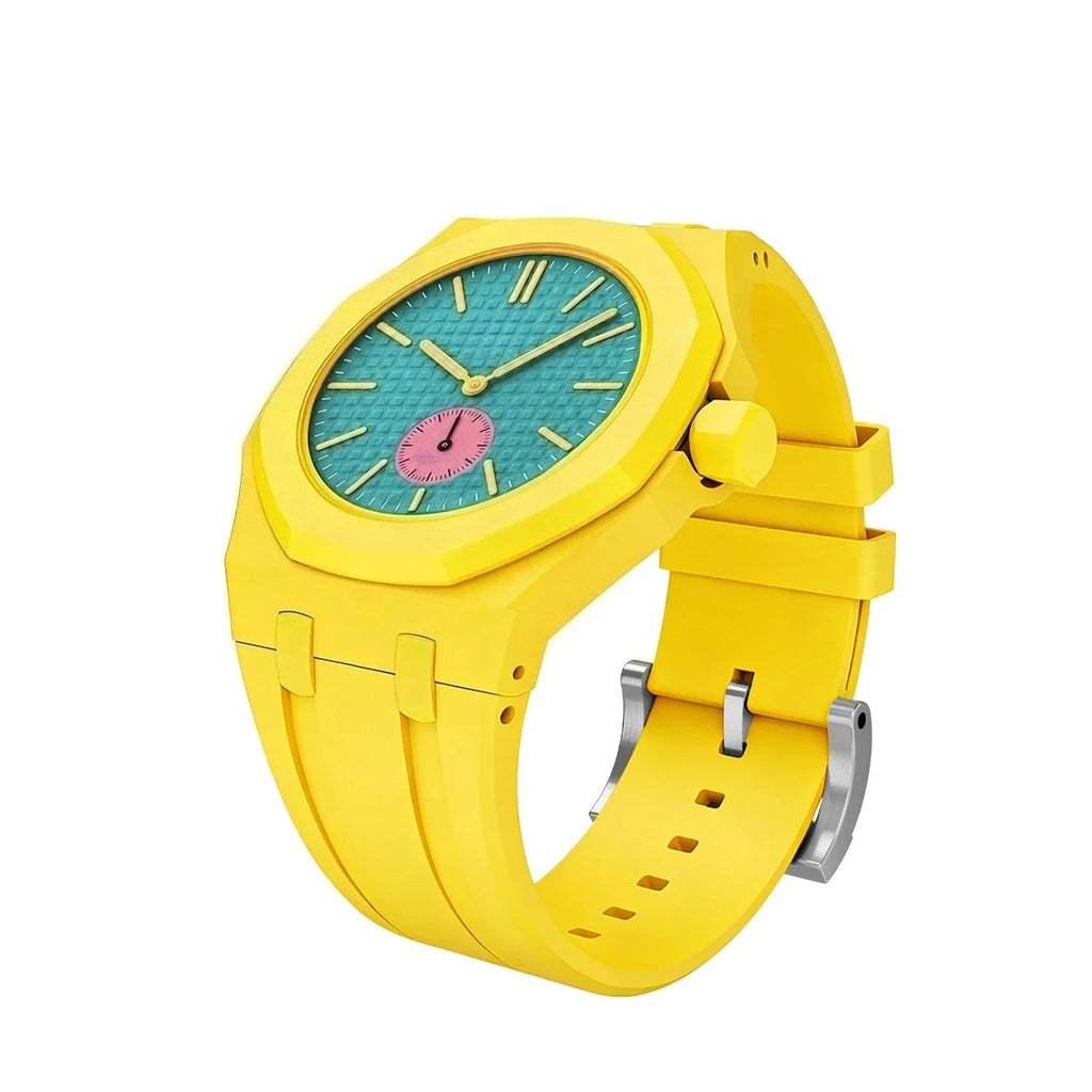 Ceramic Modification Kit For Swatch x AP Royal POP Biomaterials Watch Case Silicone Strap Pocket Changer To Wristwatch