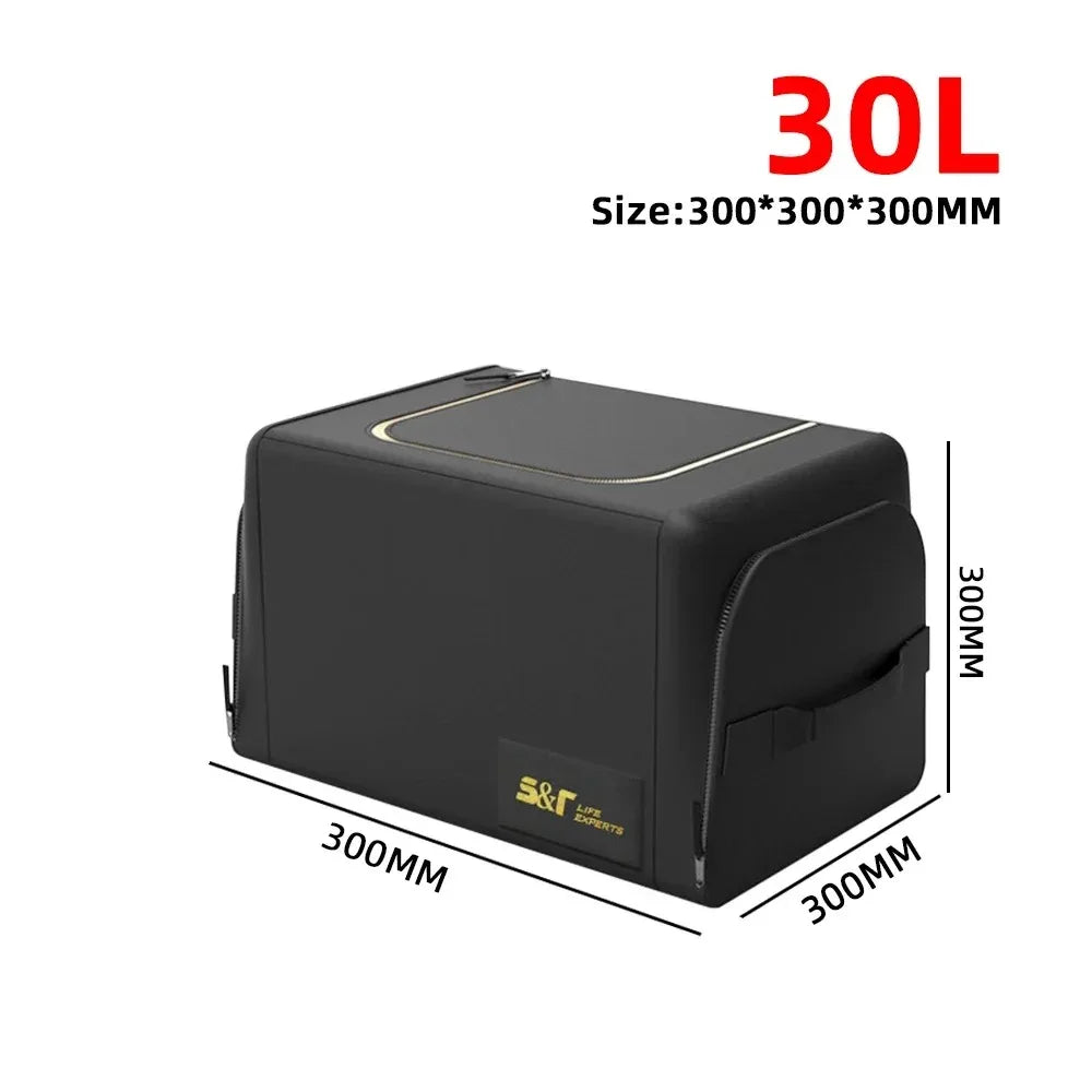 Car Trunk Organizer Box Large Capacity Auto Multiuse Tools Storage Bag Oxford Cloth Folding for Emergency Storage Box