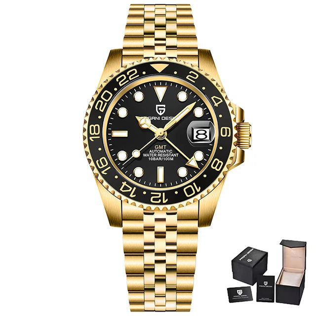 MIG & MIK STYLE™ GMT Automatic Luxury Watch