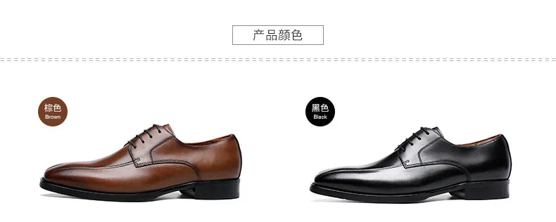 High Quality Handmade Oxford Dress Shoes Men PU Leather Suit Shoes Footwear Wedding Formal Italian Shoes Hot 2026 New